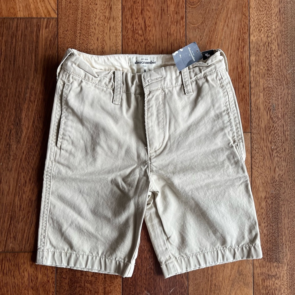 Abercrombie Kids Cream Casual Shorts